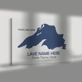 Custom Lake Rectangle Canvas