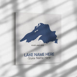 Custom Lake Square Canvas