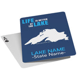 Custom Lake Playing Cards