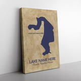 Custom Lake Rectangle Canvas