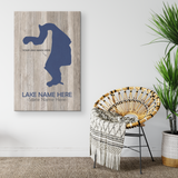 Custom Lake Rectangle Canvas