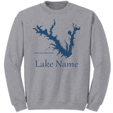 Lake Custom Crewneck Sweatshirt