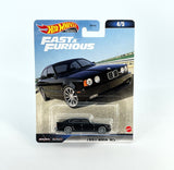 1991 BMW M5 Hot Wheels Premium Fast & Furious Black 4/5 Die Cast Car 1:64