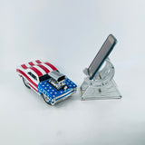 Mad4Metal Mobile Phone Stand for Desk CNC Custom Hot Rod Flames Design - USA