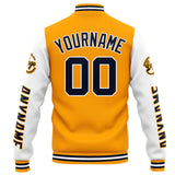 Custom Varsity Jacket Letterman jacket for Men, Women and Youth Orange White