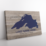 Custom Lake Rectangle Canvas