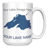 Custom Lake Mug White 15oz.