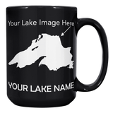 Custom Lake Mug White 15oz.