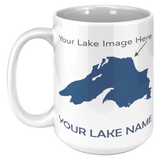 Custom Lake Mug White 15oz.