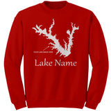 Lake Custom Crewneck Sweatshirt