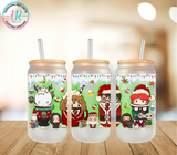 Christmas 16oz Glass Tumbler - Potter Christmas