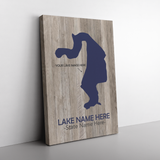 Custom Lake Rectangle Canvas