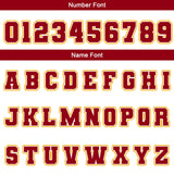 Custom White Yellow Red Waterproof Varsity Jackets Personalized Stitched Name Number Logo to Letterman Jackets