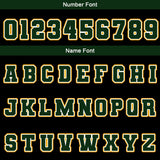 Custom Black Drak Green Yellow Waterproof Varsity Jackets Personalized Stitched Name Number Logo to Letterman Jackets