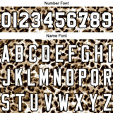 Custom Long Sleeve Windbreaker Jackets Uniform Printed Your Logo Name Number Leopard Print