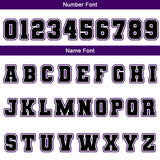 Custom White Purple Black Waterproof Varsity Jackets Personalized Stitched Name Number Logo to Letterman Jackets