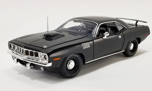 ACME Diecast 1 18 Diecast Cars 1971 Plymouth HEMI Cuda Black A1806124