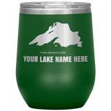 Custom Lake Wine Tumbler