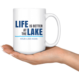 Custom Lake Mug White 15oz.