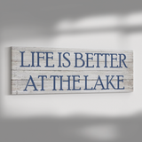 Lake Decor Canvas