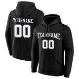 custom authentic pullover sweatshirt hoodie black-white-gray default title