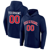 custom authentic pullover sweatshirt hoodie navy-red-white default title