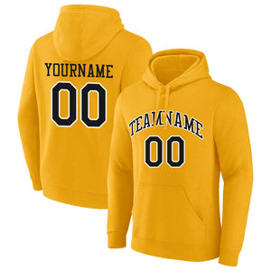 custom authentic pullover sweatshirt hoodie yellow-black-white default title