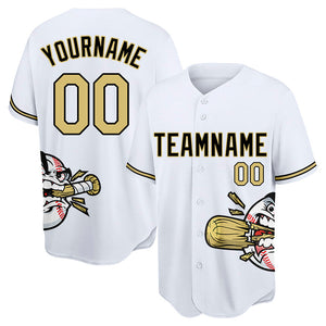 custom full print design authentic baseball jersey default title