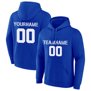 custom authentic pullover sweatshirt hoodie blue-white default title