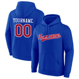 custom authentic pullover sweatshirt hoodie blue-red-white default title