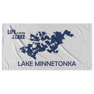 Custom Lake Beach Towel