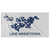 Custom Lake Beach Towel