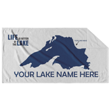 Custom Lake Beach Towel