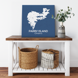 Custom Island Square Canvas