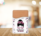 Card Holder - Breast Cancer Warrior