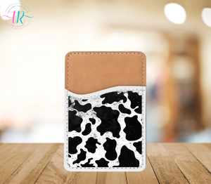 Card Holder - Cow Spots