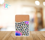 Card Holder - Leopard Flowers