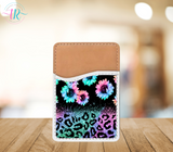 Card Holder - Neon Flowers