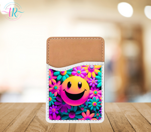 Card Holder - Smiley Flower