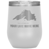 Custom Lake Wine Tumbler