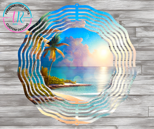 8Inch Wind Spinner - Beach 3