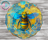 8Inch Wind Spinner - Bee