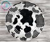 8Inch Wind Spinner - Cow Spots