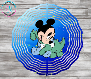 8Inch Wind Spinner - Mickey