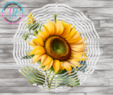 8Inch Wind Spinner - Sunflower 2