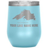 Custom Lake Wine Tumbler